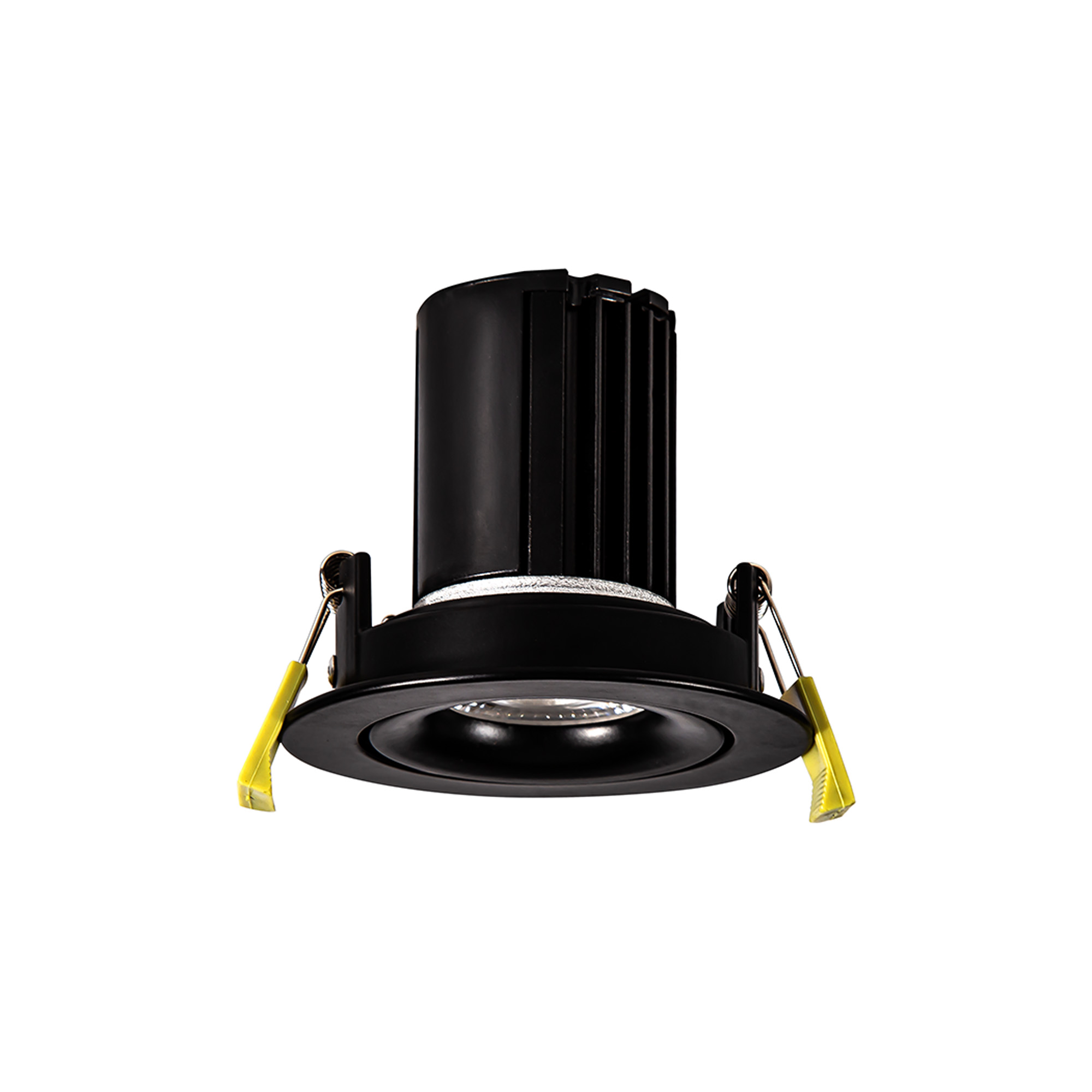 Bruve 12 Tridonic powered 12W 2700K 1200lm 12° LED Engine,350mA , CRI>90 LED Engine Matt Black  Fixed Recessed Adjustable round Downlight, IP20 DM201602  Dlux Bruve A 12